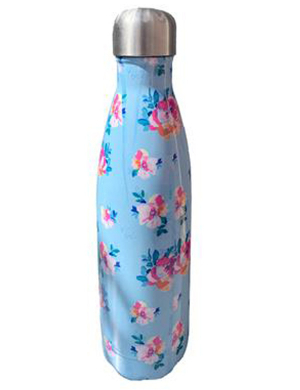 Therma Bottle 500ml Floral - Blue